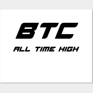 btc all time high Posters and Art